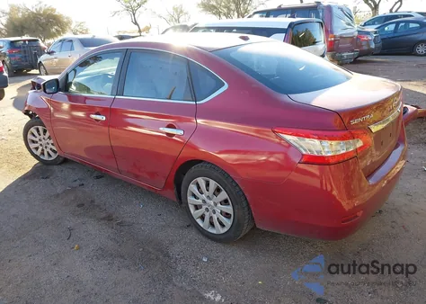2015 Nissan Sentra Fe+ S/S/Sl/Sr/Sv z USA, uszkodzony, nr VIN 3N1AB7AP4FY257747
